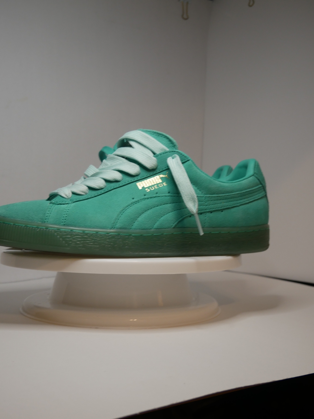 Puma Suede Mint Green Sneakers